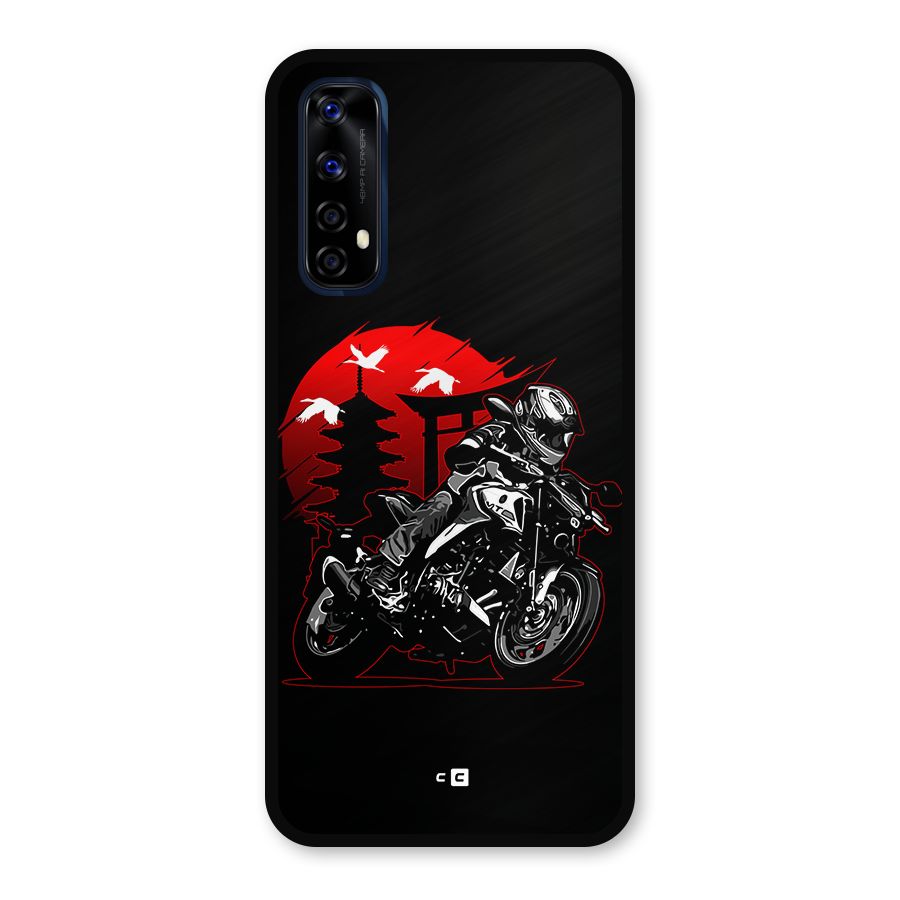 Moto Lean Metal Back Case for Realme 7
