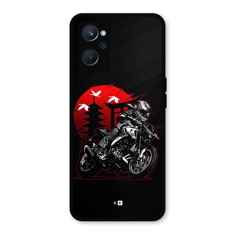 Moto Lean Metal Back Case for Realme 9i