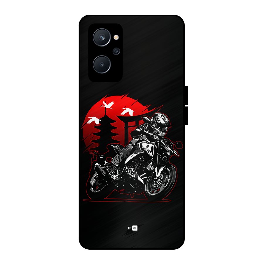 Moto Lean Metal Back Case for Realme 9i 5G