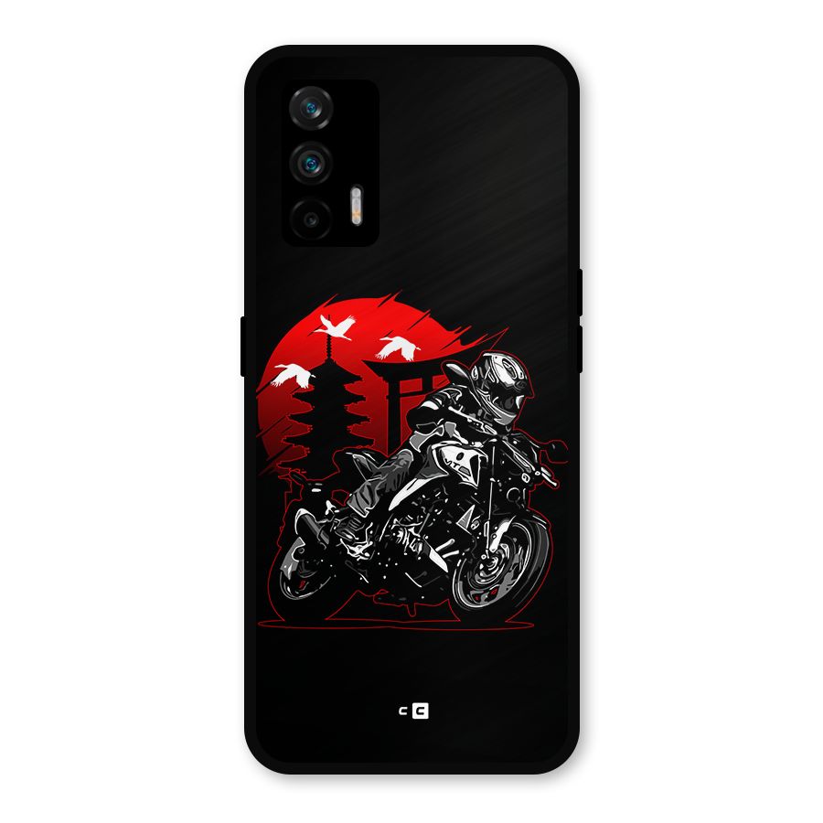 Moto Lean Metal Back Case for Realme GT 5G