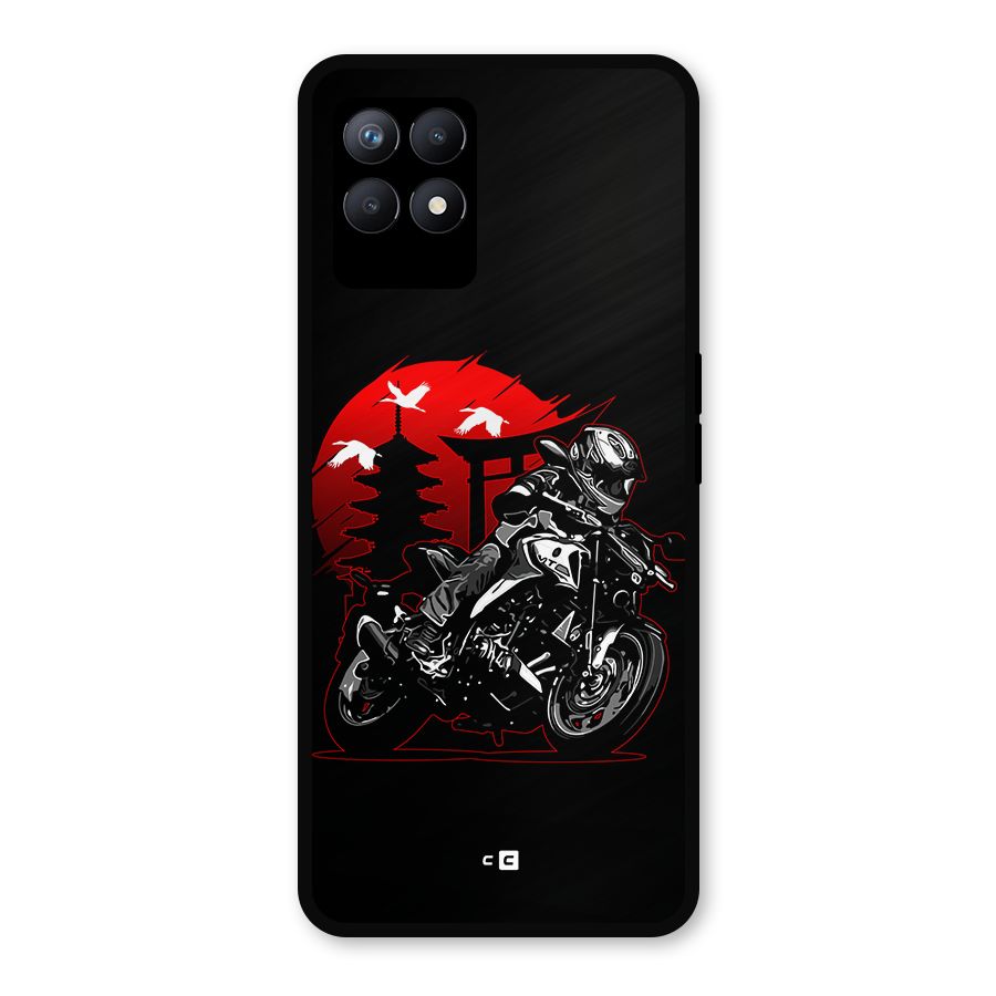 Moto Lean Metal Back Case for Realme Narzo 50