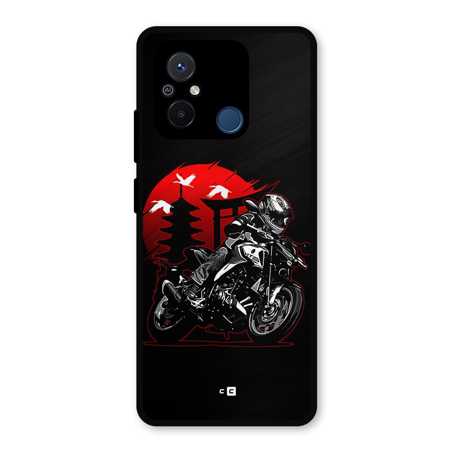 Moto Lean Metal Back Case for Redmi 12C