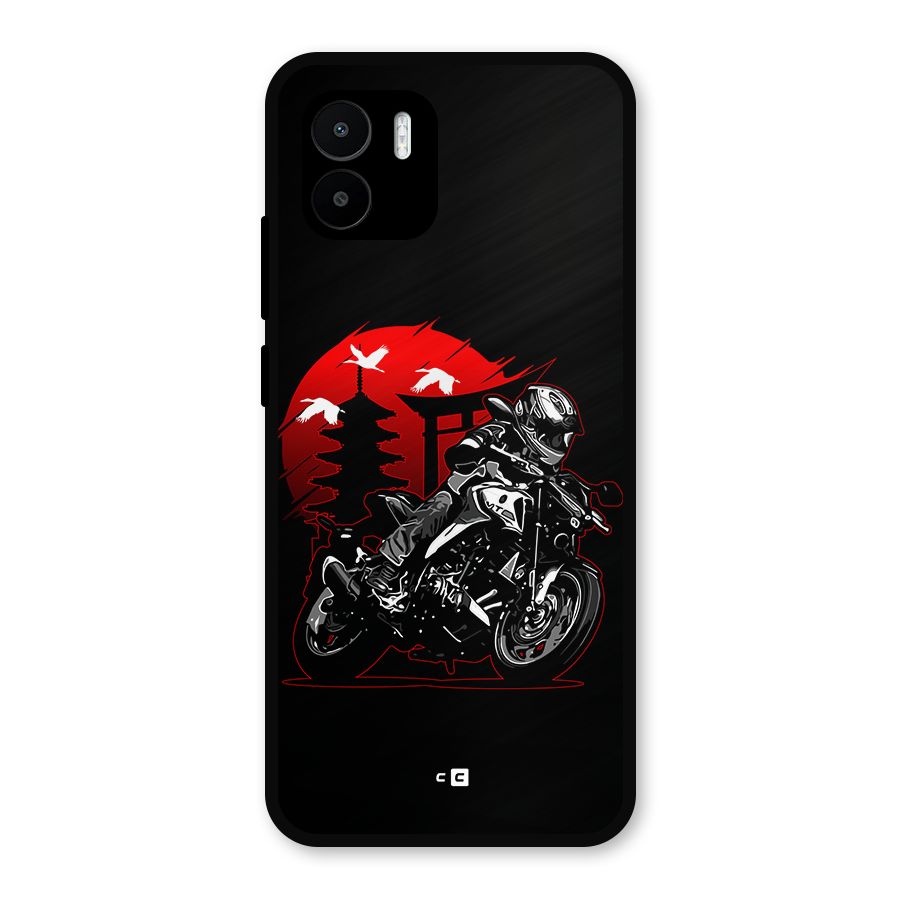 Moto Lean Metal Back Case for Redmi A1