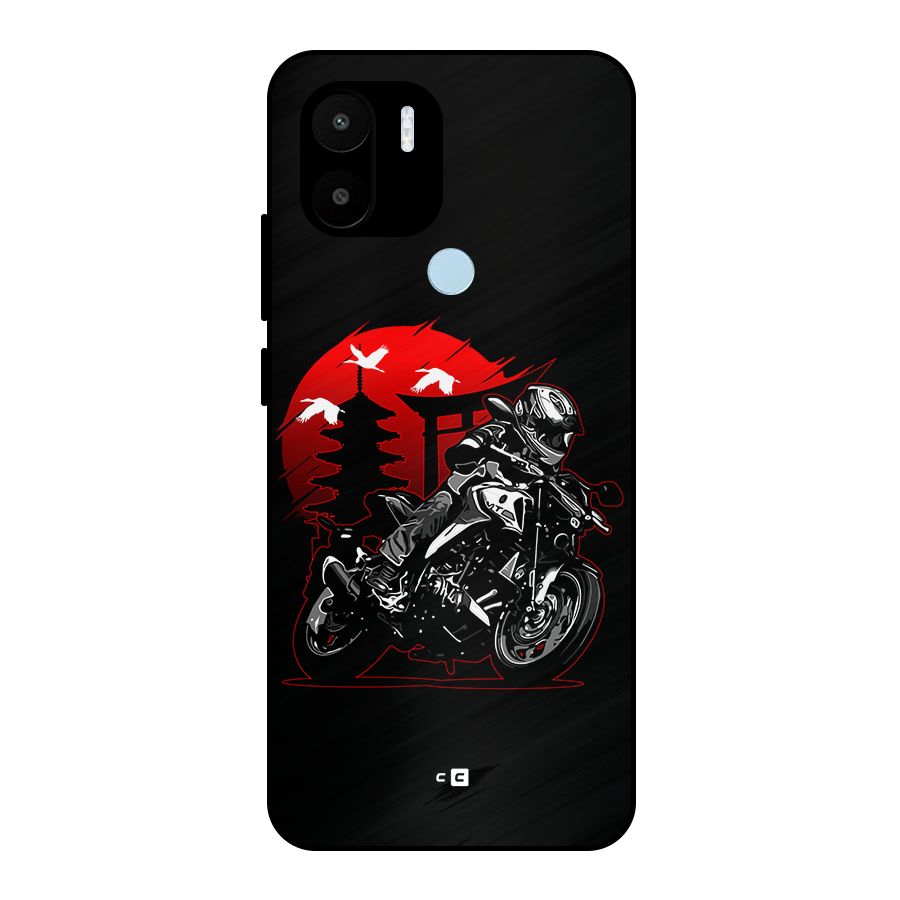 Moto Lean Metal Back Case for Redmi A2 Plus