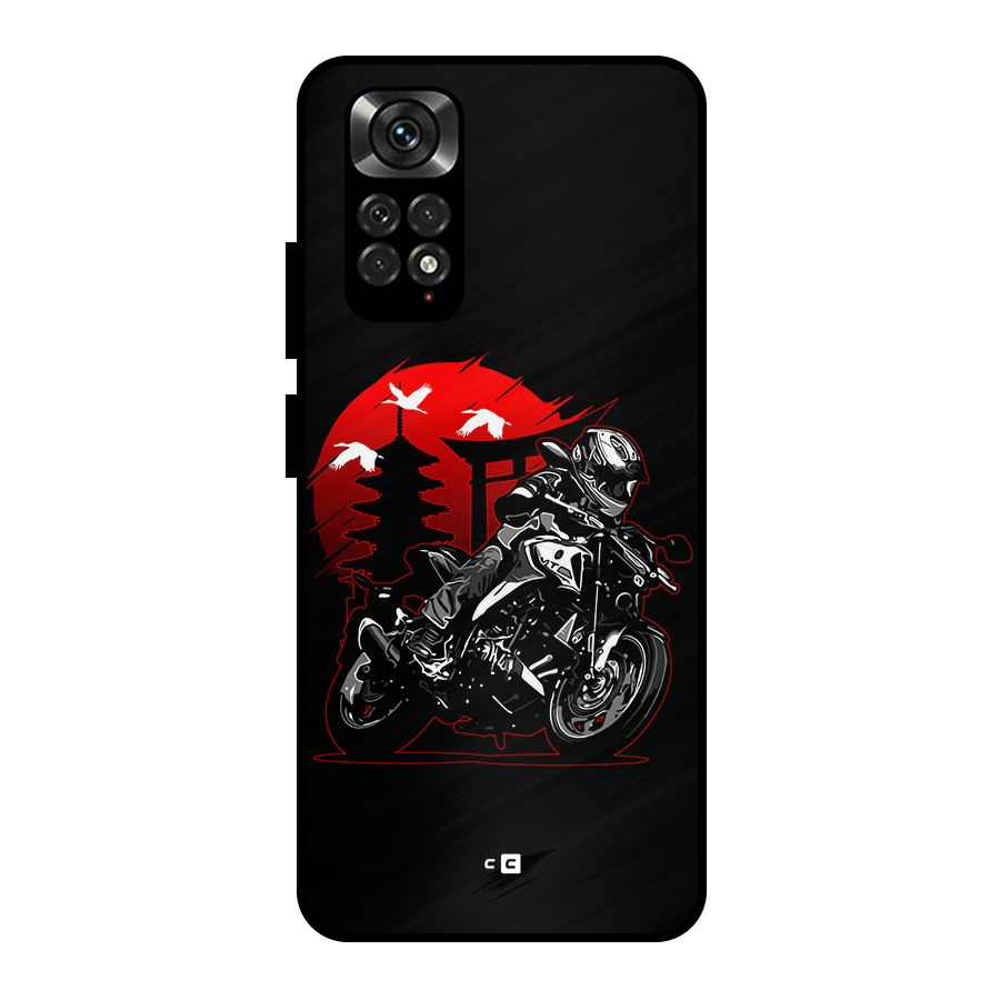 Moto Lean Metal Back Case for Redmi Note 11 Pro