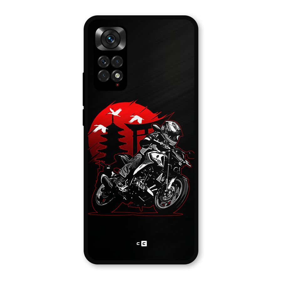 Moto Lean Metal Back Case for Redmi Note 11s