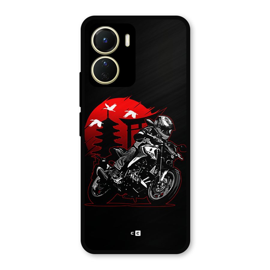 Moto Lean Metal Back Case for Vivo T2x