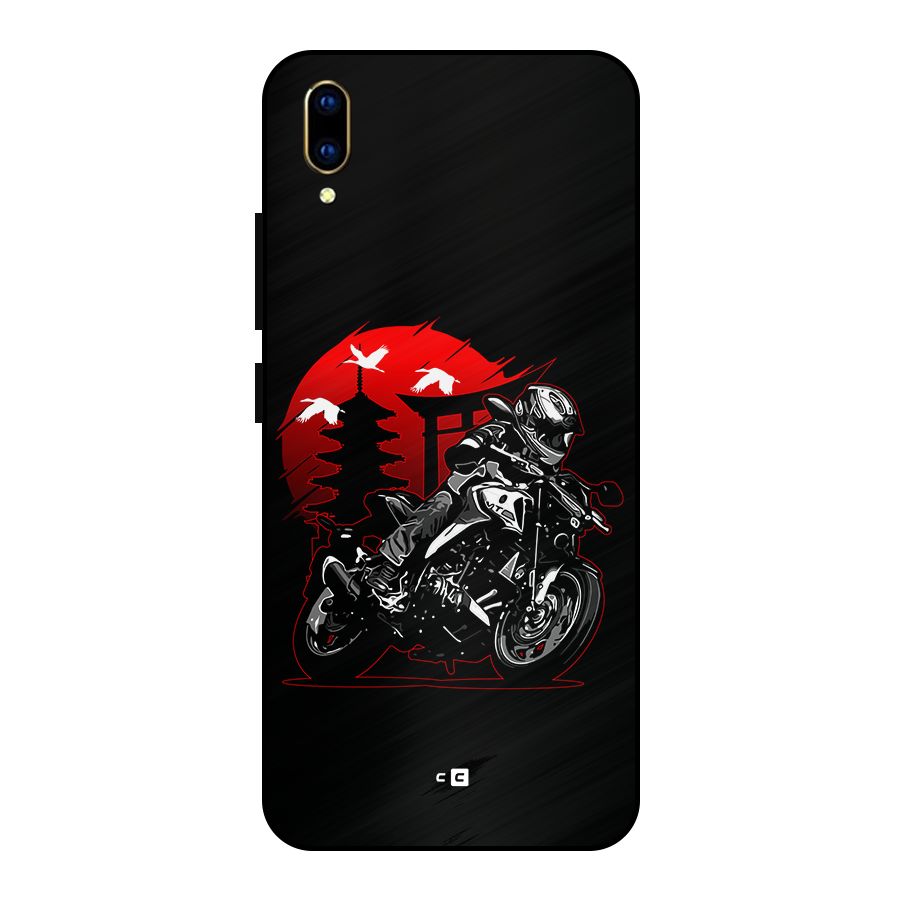 Moto Lean Metal Back Case for Vivo V11 Pro
