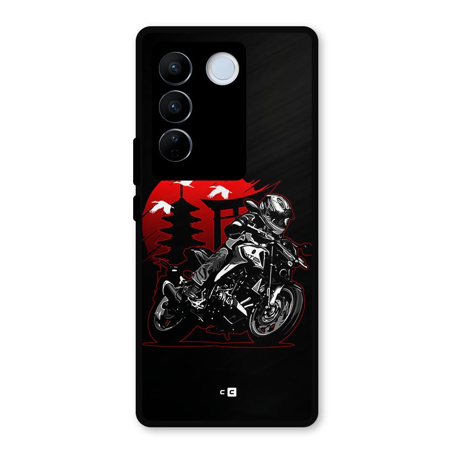 Moto Lean Metal Back Case for Vivo V27