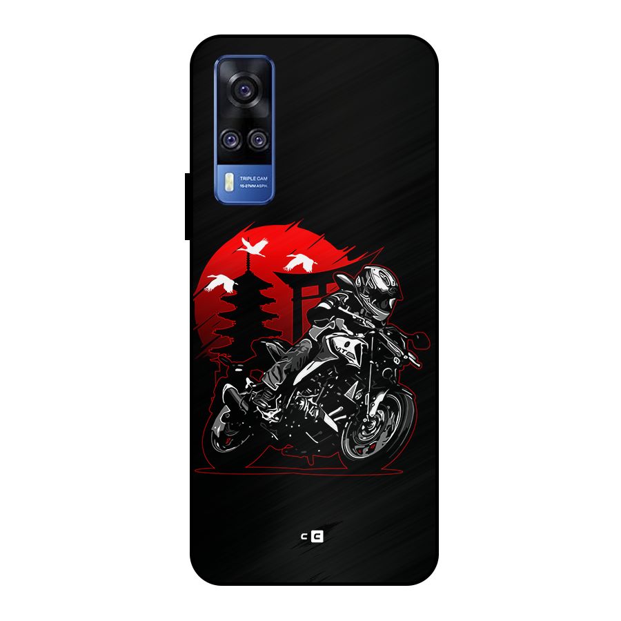 Moto Lean Metal Back Case for Vivo Y51