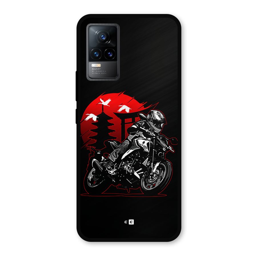 Moto Lean Metal Back Case for Vivo Y73