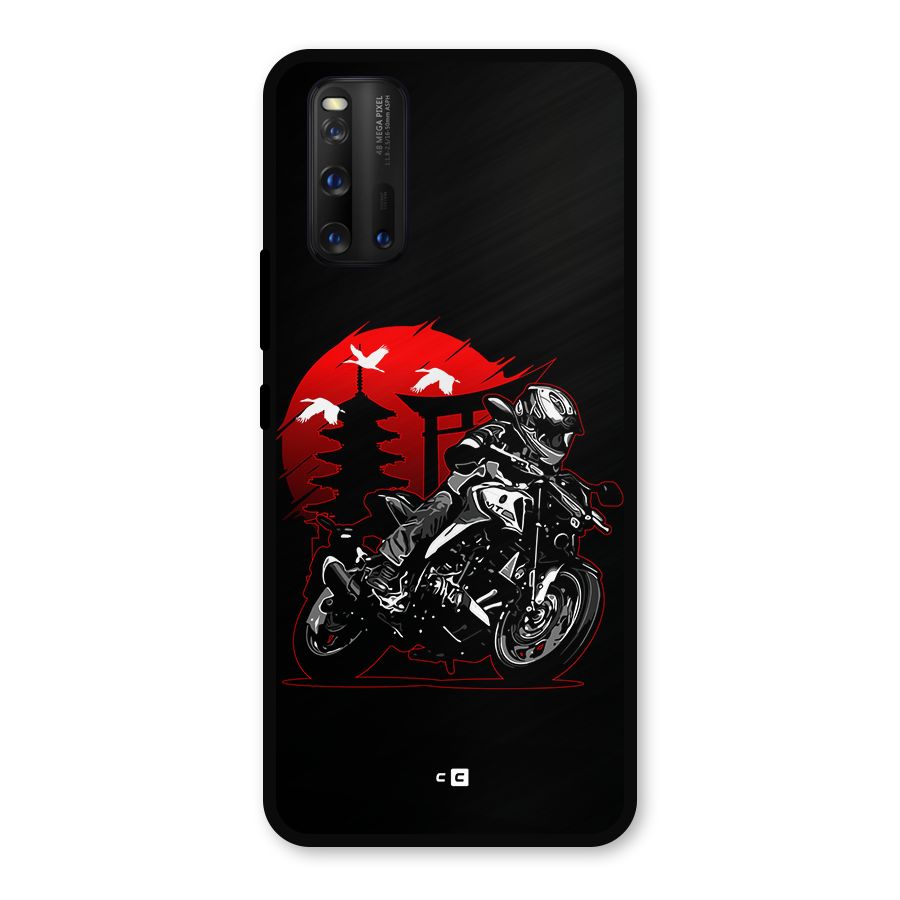 Moto Lean Metal Back Case for iQOO 3