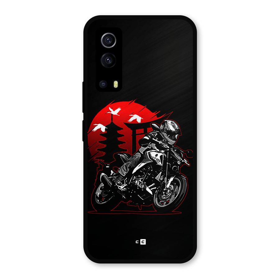 Moto Lean Metal Back Case for iQOO Z3