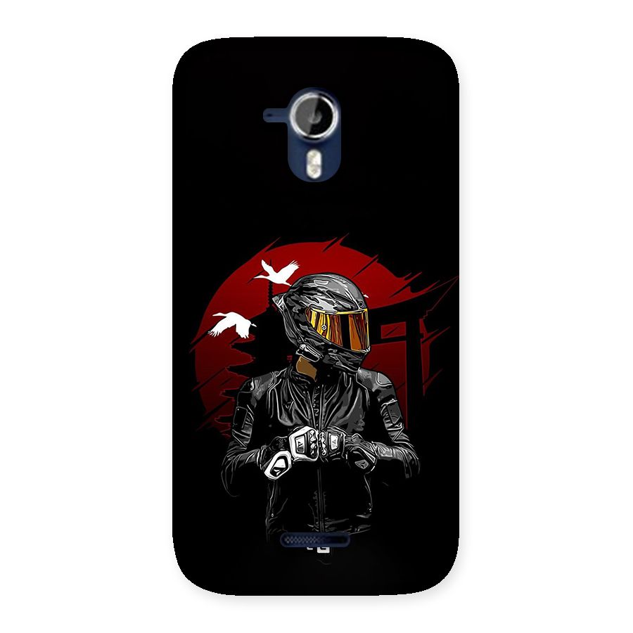 Moto Rider Ready Back Case for Canvas Magnus A117