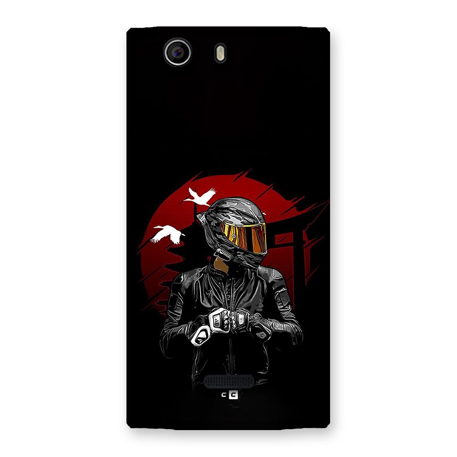 Moto Rider Ready Back Case for Canvas Nitro 2 E311