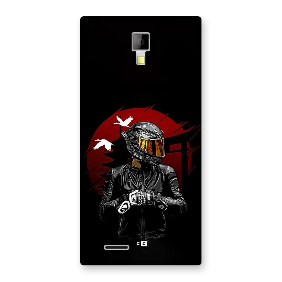 Moto Rider Ready Back Case for Canvas Xpress A99