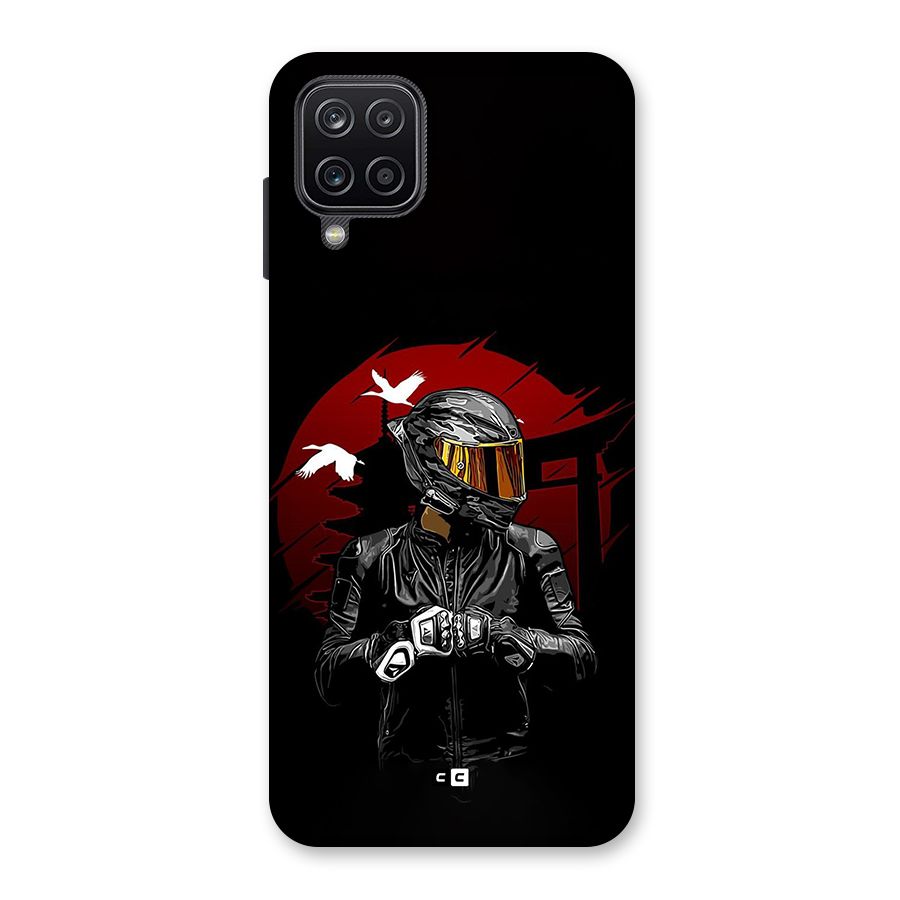 Moto Rider Ready Back Case for Galaxy A12