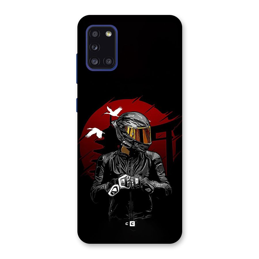 Moto Rider Ready Back Case for Galaxy A31