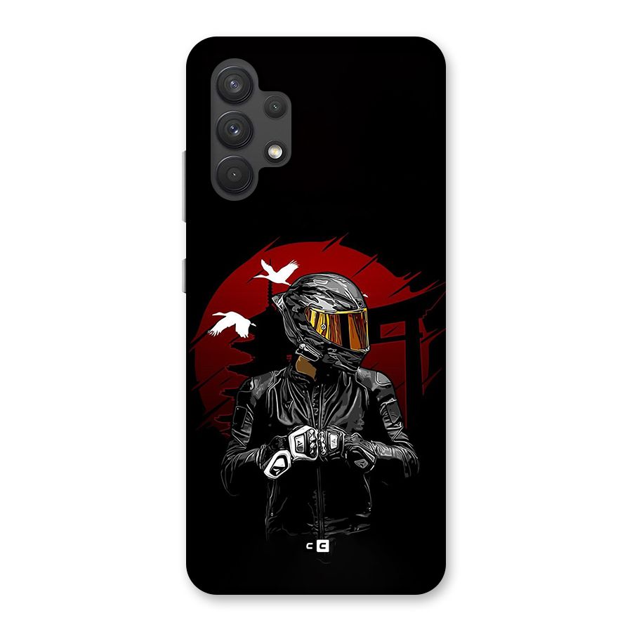Moto Rider Ready Back Case for Galaxy A32