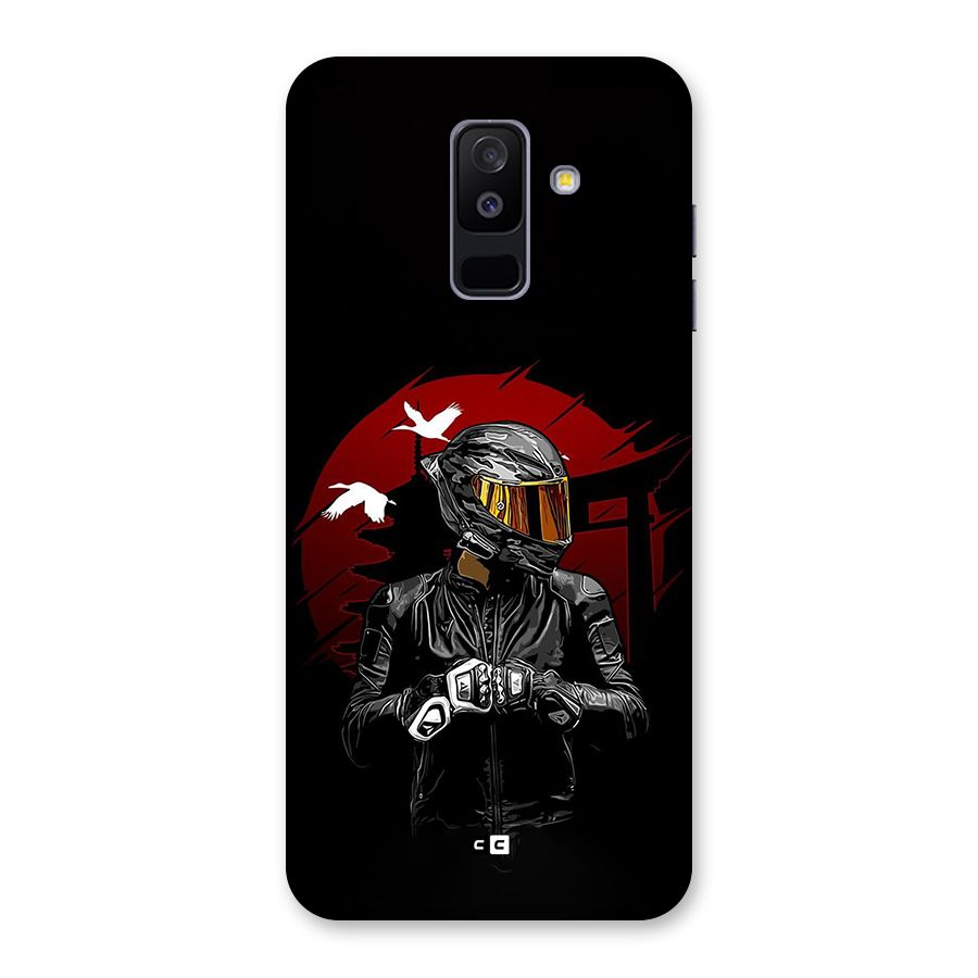 Moto Rider Ready Back Case for Galaxy A6 Plus
