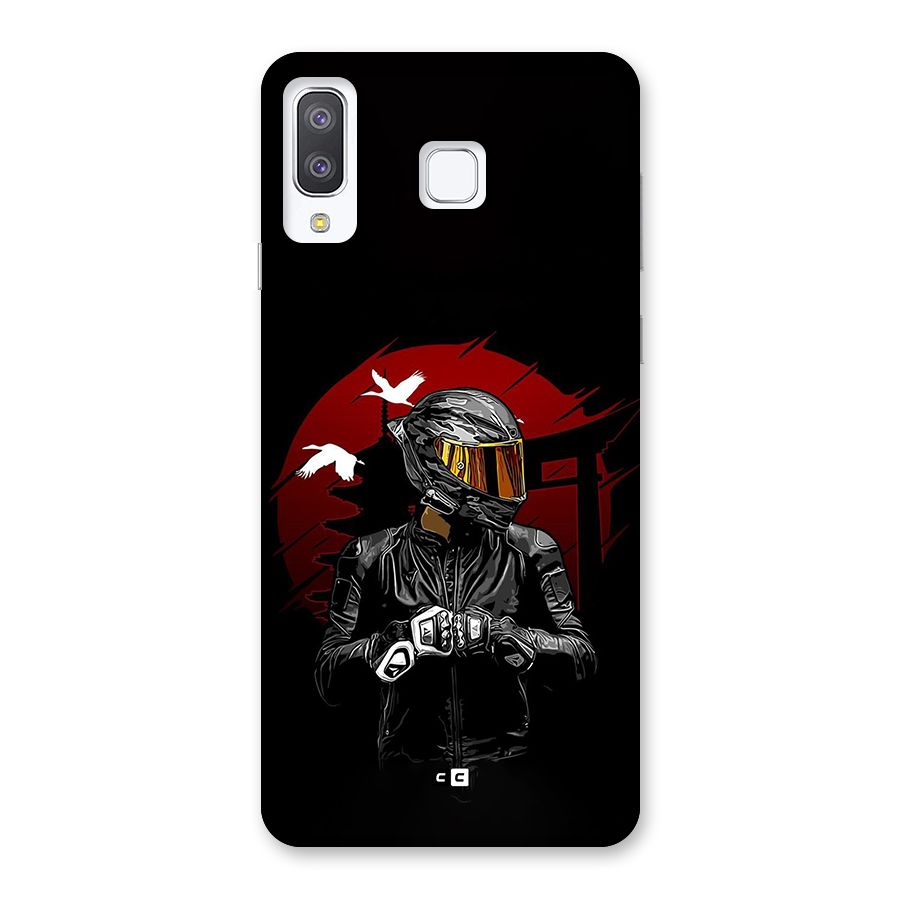 Moto Rider Ready Back Case for Galaxy A8 Star