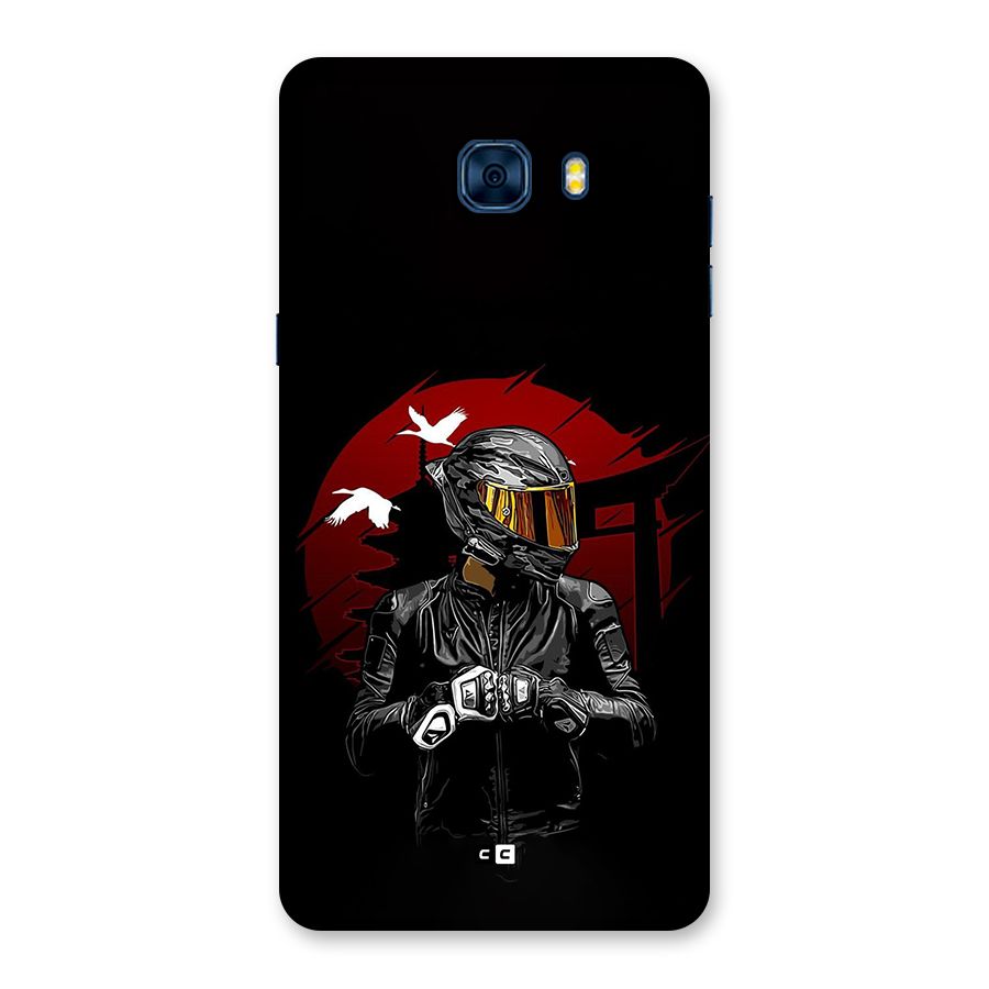 Moto Rider Ready Back Case for Galaxy C7 Pro