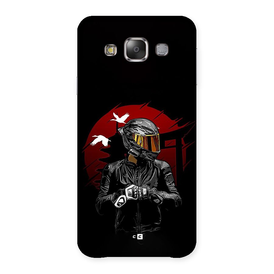 Moto Rider Ready Back Case for Galaxy E7