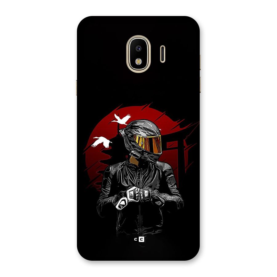 Moto Rider Ready Back Case for Galaxy J4