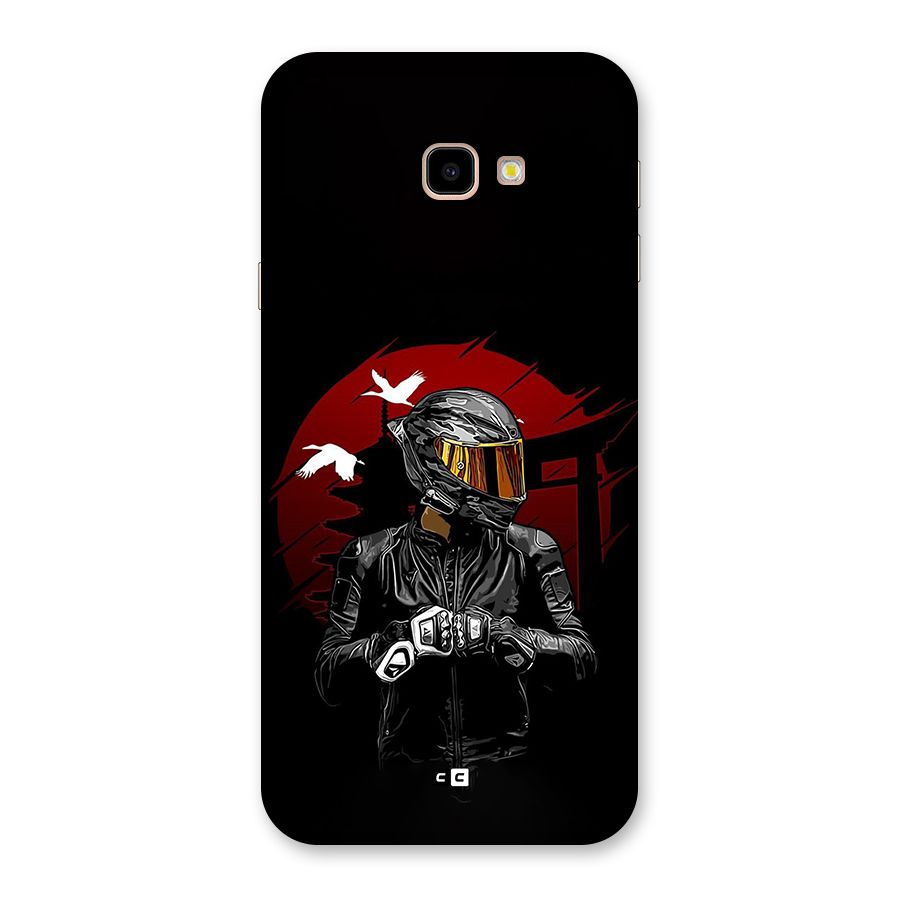 Moto Rider Ready Back Case for Galaxy J4 Plus