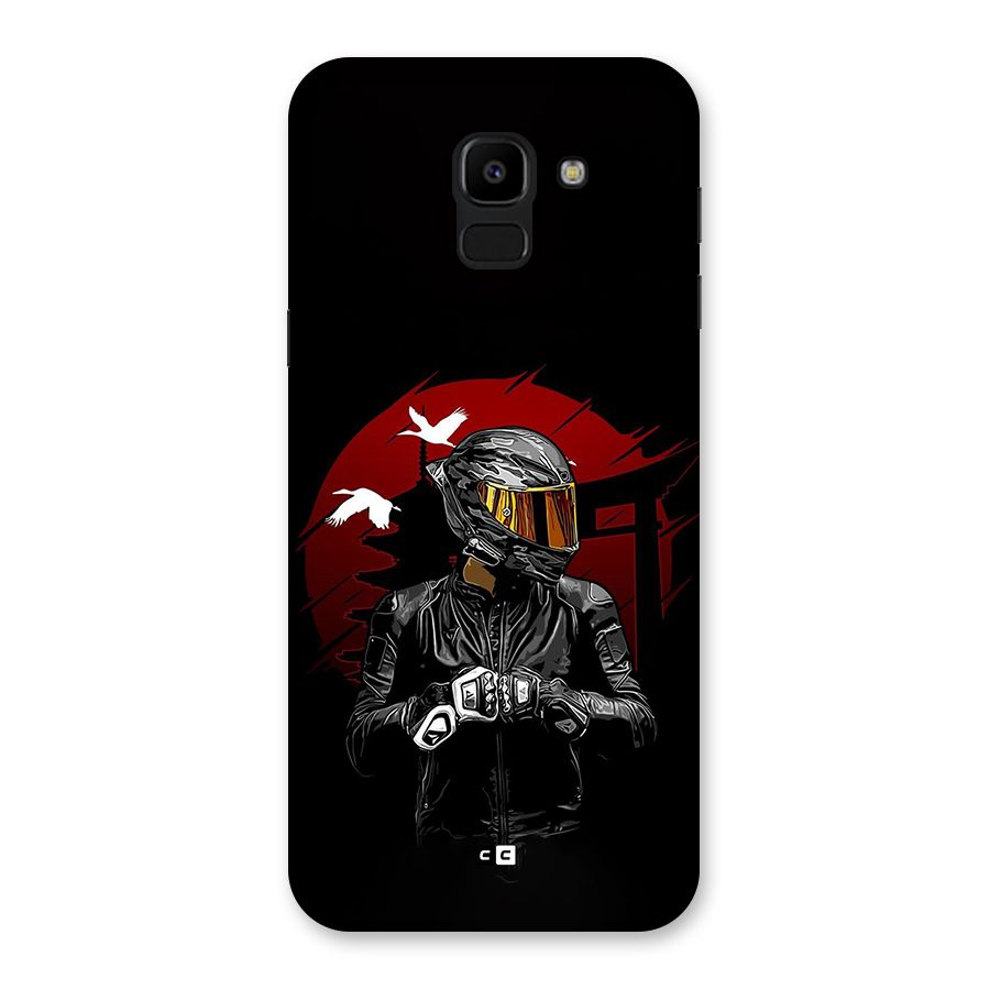 Moto Rider Ready Back Case for Galaxy J6