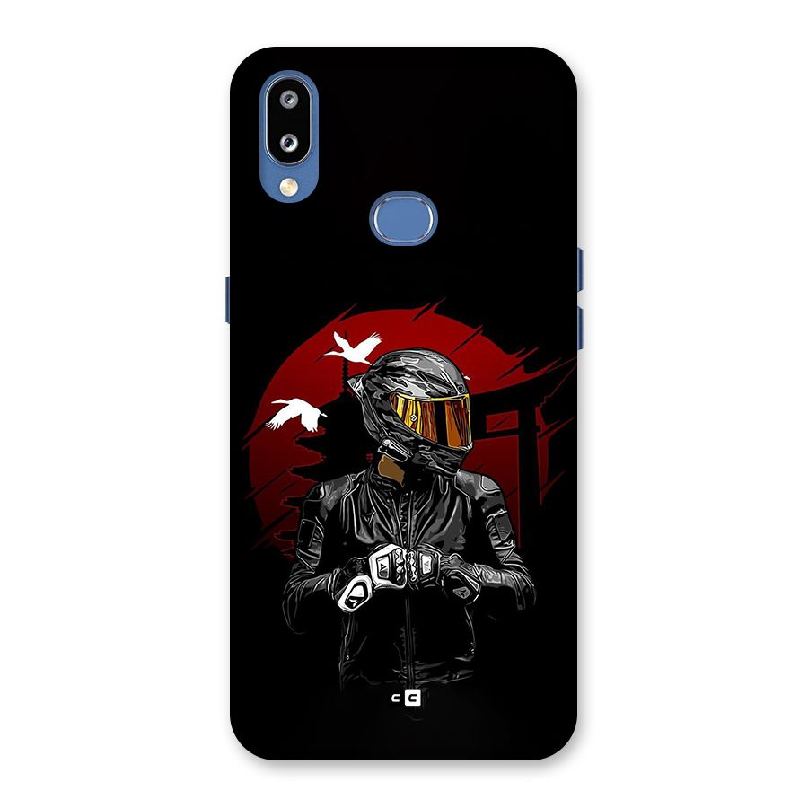 Moto Rider Ready Back Case for Galaxy M01s