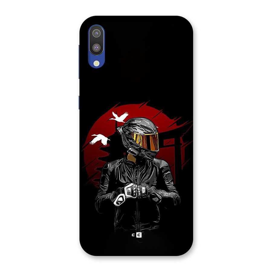 Moto Rider Ready Back Case for Galaxy M10