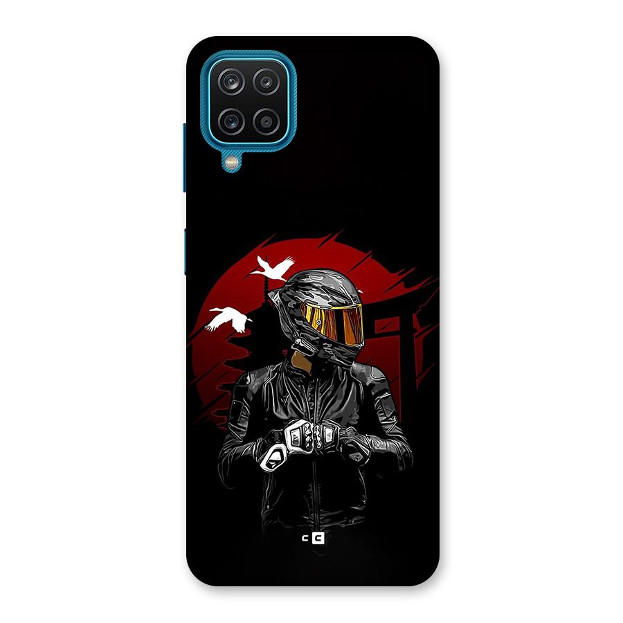 Moto Rider Ready Back Case for Galaxy M12