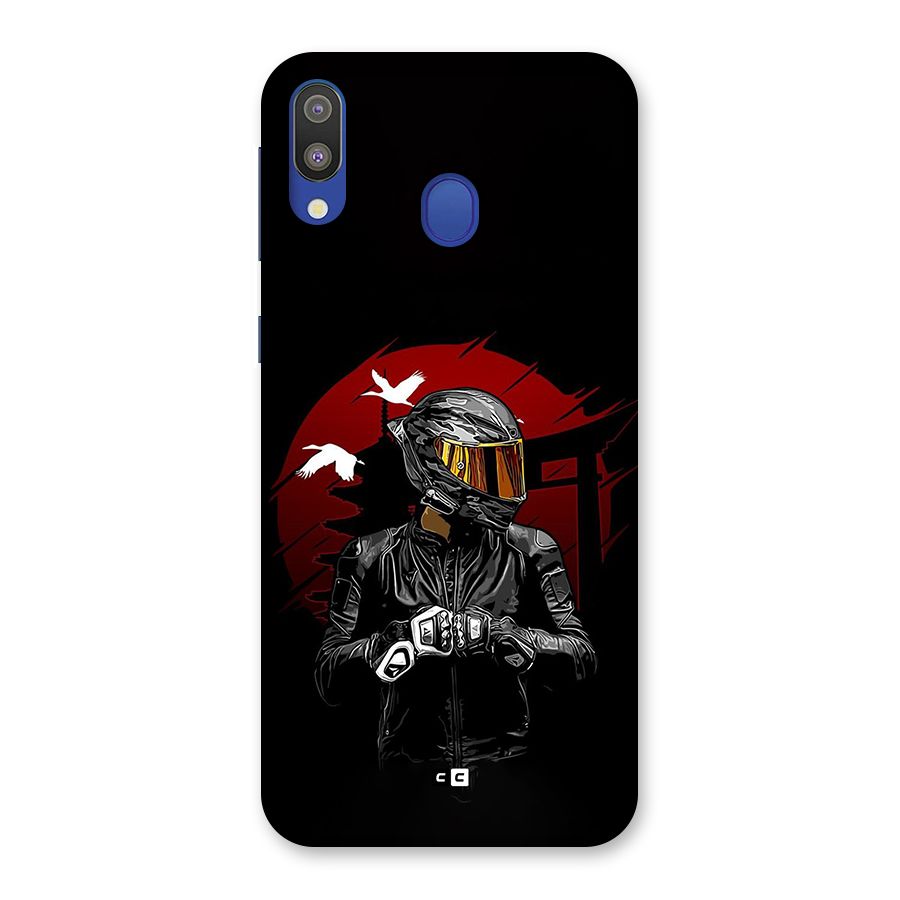Moto Rider Ready Back Case for Galaxy M20