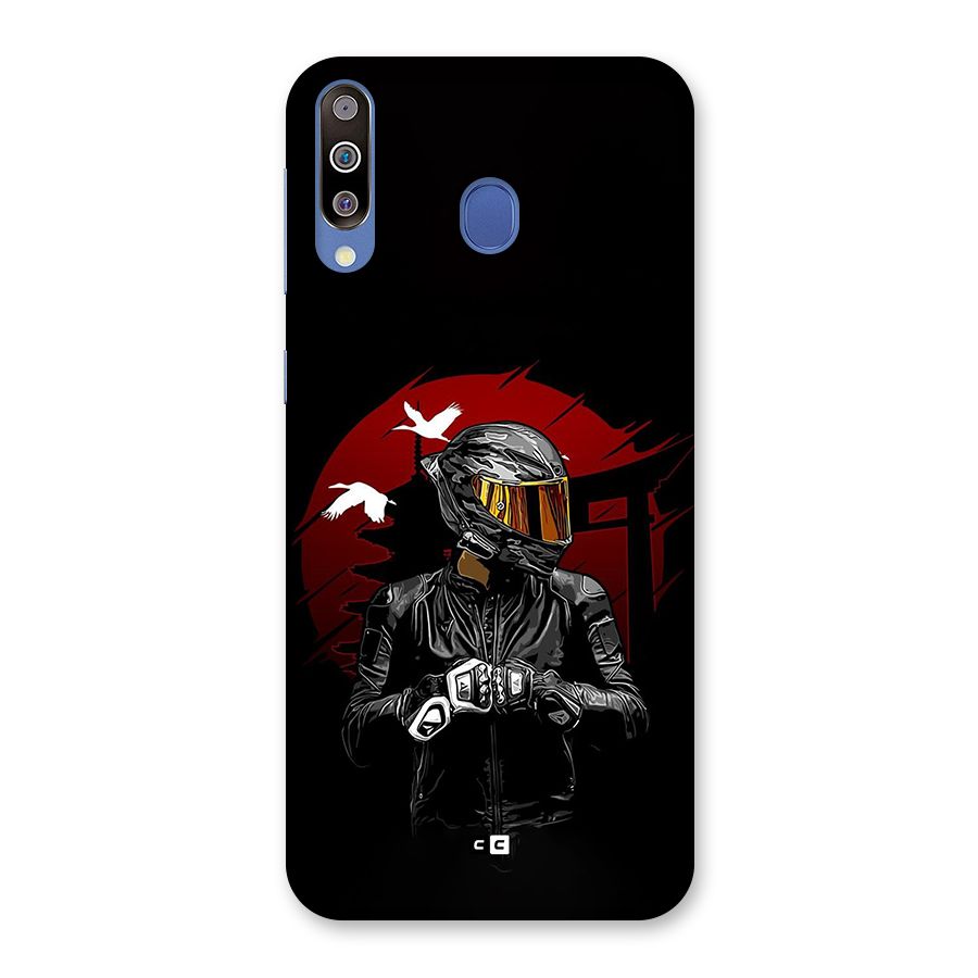 Moto Rider Ready Back Case for Galaxy M30