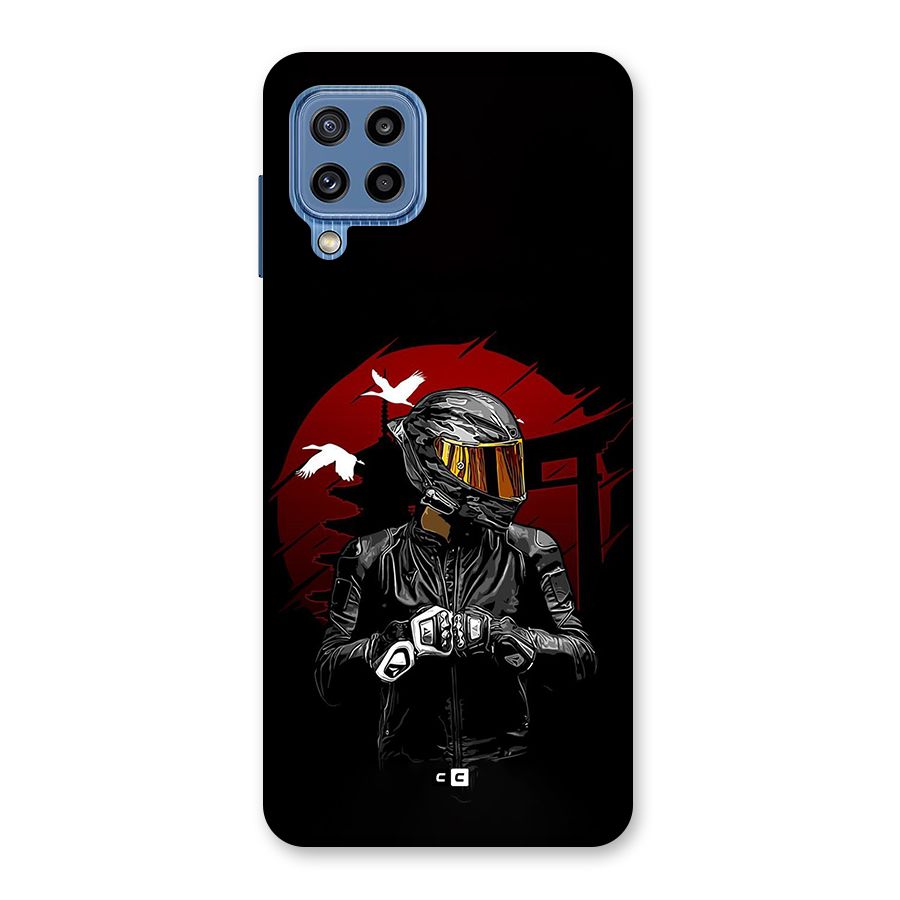 Moto Rider Ready Back Case for Galaxy M32