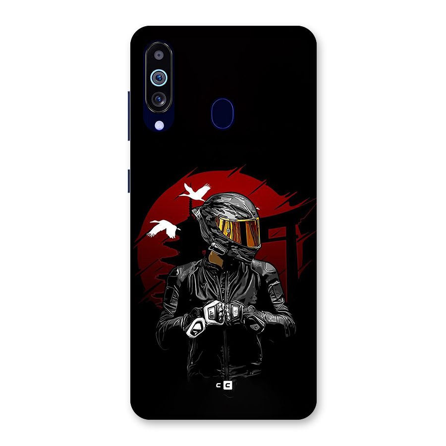 Moto Rider Ready Back Case for Galaxy M40