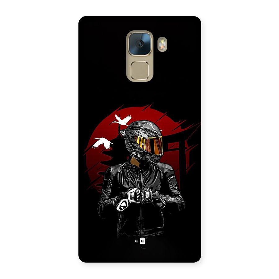 Moto Rider Ready Back Case for Honor 7