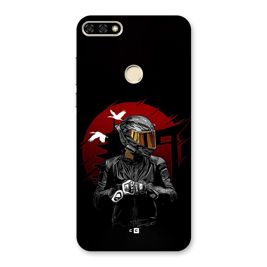 Moto Rider Ready Back Case for Honor 7A