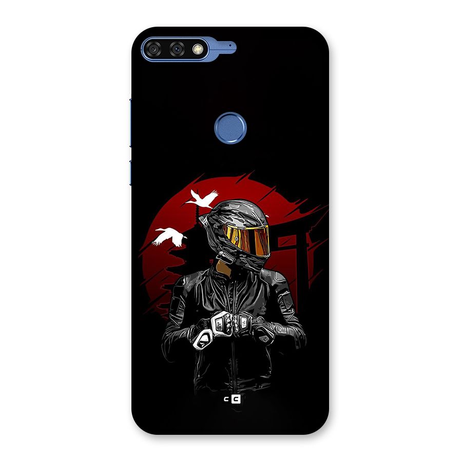 Moto Rider Ready Back Case for Honor 7C