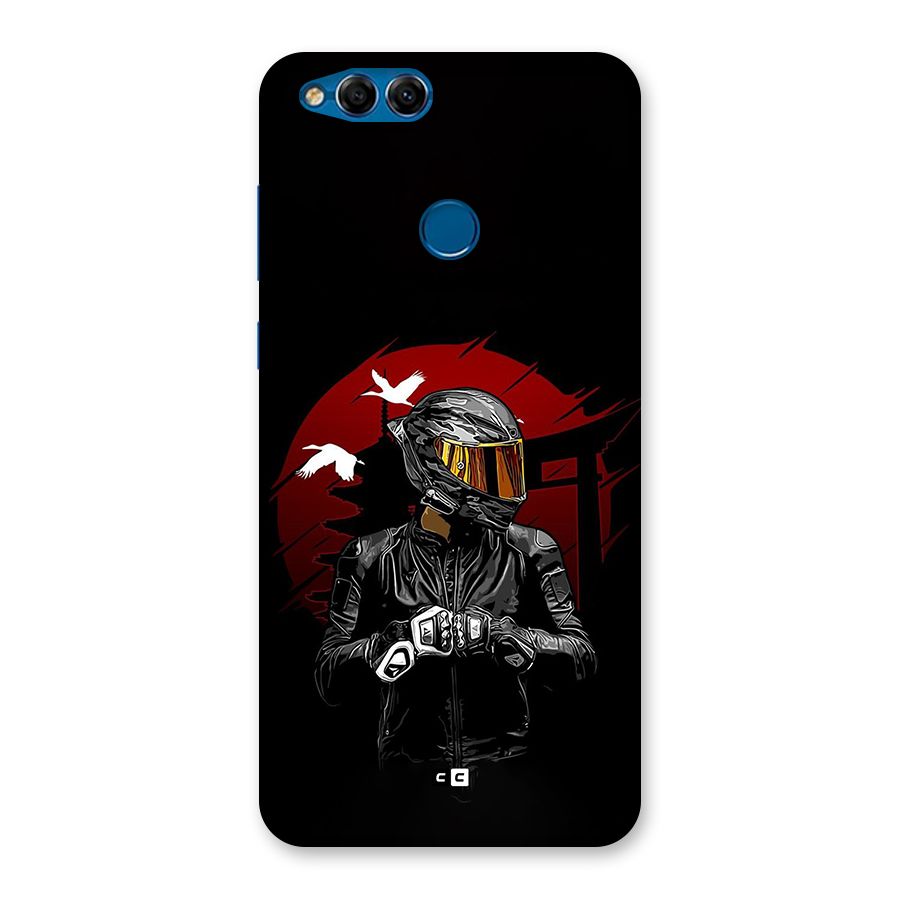 Moto Rider Ready Back Case for Honor 7X