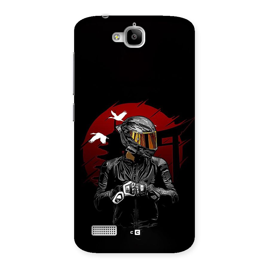 Moto Rider Ready Back Case for Honor Holly