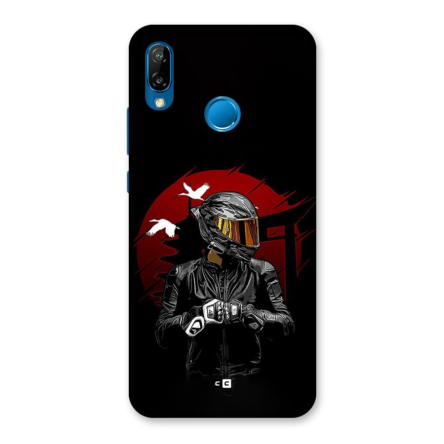 Moto Rider Ready Back Case for Huawei P20 Lite