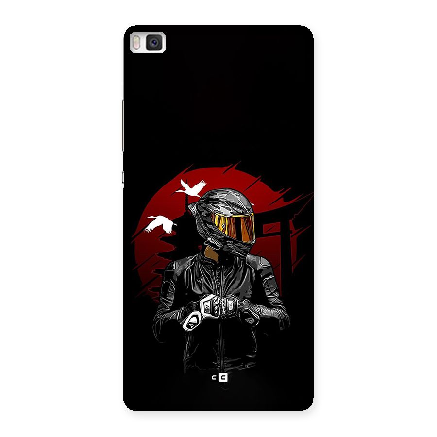 Moto Rider Ready Back Case for Huawei P8