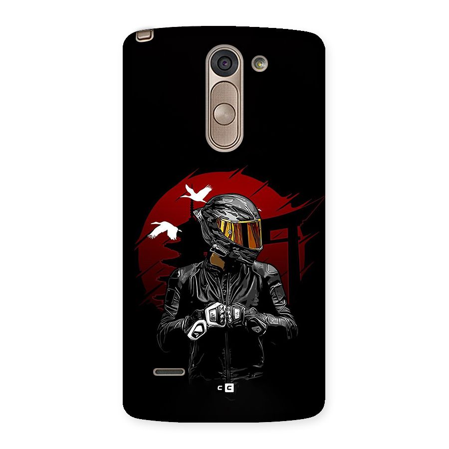 Moto Rider Ready Back Case for LG G3 Stylus