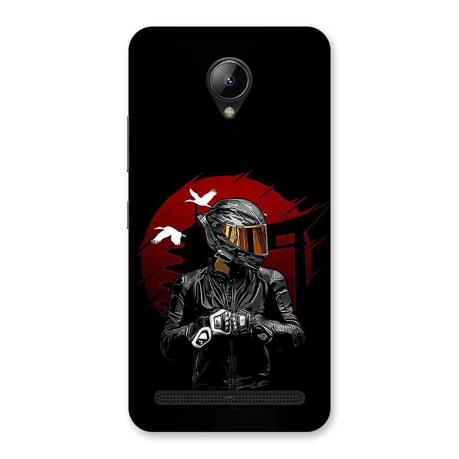 Moto Rider Ready Back Case for Lenovo C2