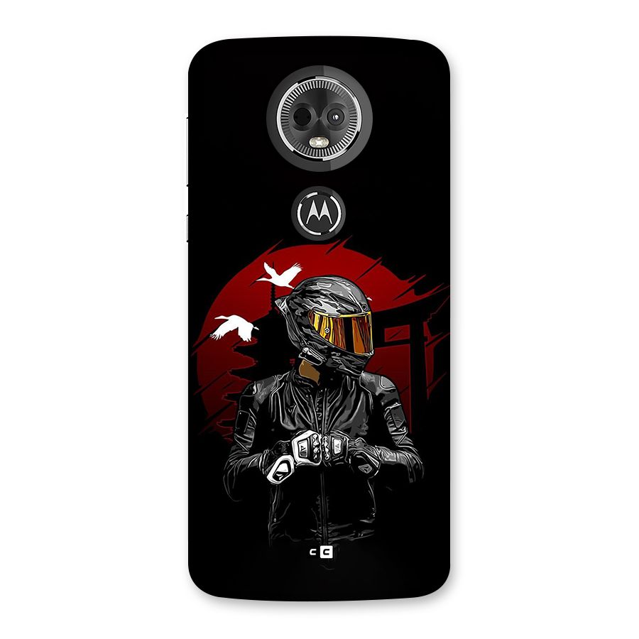 Moto Rider Ready Back Case for Moto E5 Plus