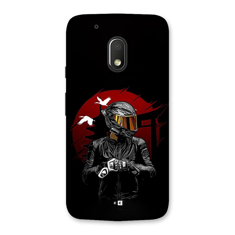 Moto Rider Ready Back Case for Moto G4 Play