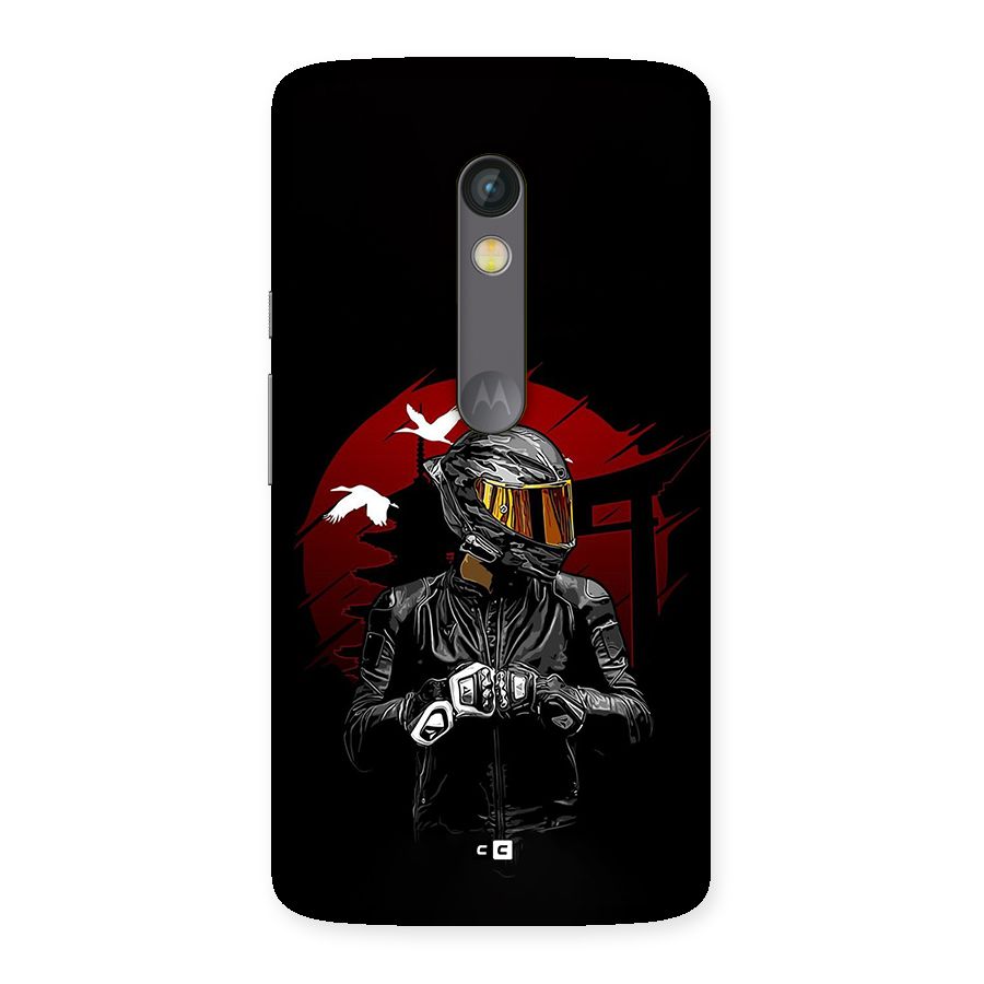 Moto Rider Ready Back Case for Moto X Play