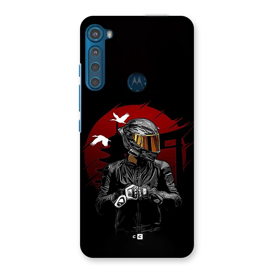 Moto Rider Ready Back Case for Motorola One Fusion Plus